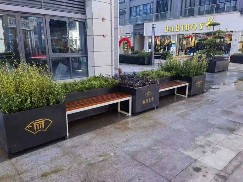 成都户外花箱-商业街花箱