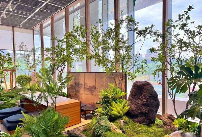 成都庭院景观-花园硬化铺装