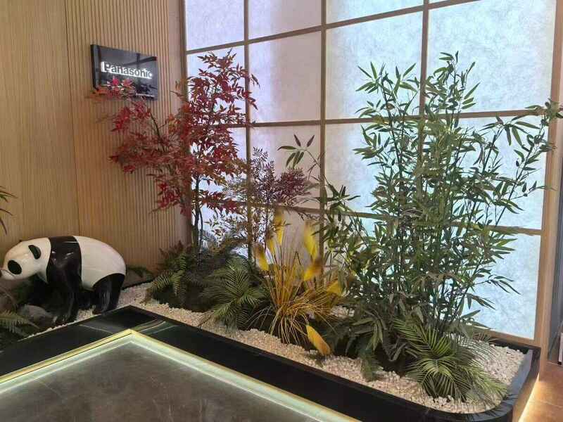 成都绿植租赁-接待处布置